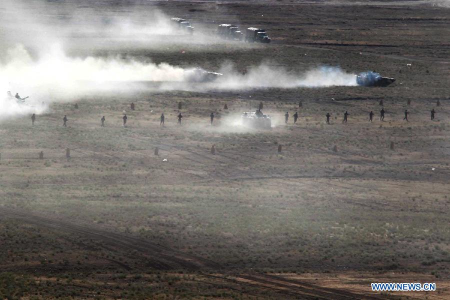 TAJIKISTAN-KHUJAND-SCO-JOINT ANTI-TERRORISM MILITARY EXERCISE