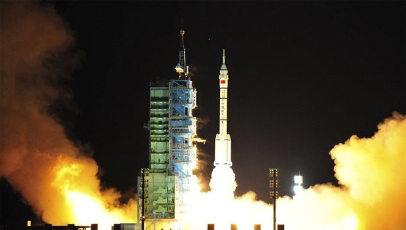 Successful launch for China's unmanned spacecraft Shenzhou-8. [File photo]