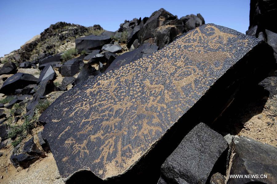 CHINA-INNER MONGOLIA-ALASHAN ROCK PAINTINGS (CN)
