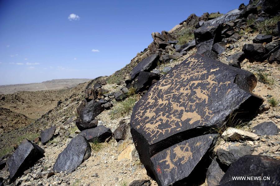 CHINA-INNER MONGOLIA-ALASHAN ROCK PAINTINGS (CN)