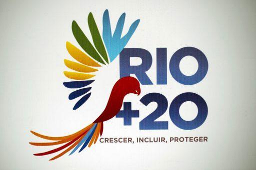 Official logo for Rio +20 in Rio de Janeiro. Palestinians are pushing for full representation as a state at the UN Rio+20 summit on sustainable development, but the issue will have to be decided by world leaders next week, according to officials. 