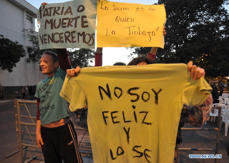 PARAGUAY-ASUNCION-POLITICS-PROTEST