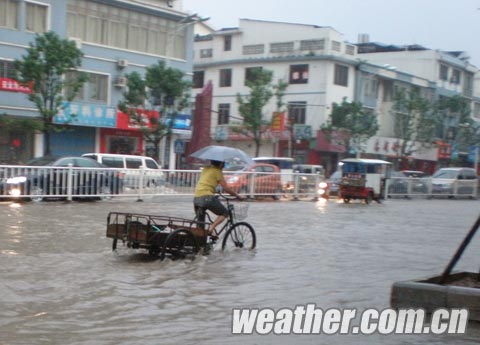 As of Tuesday evening, over 932,000 people and 51,860 hectares of farmland in Guangxi have been affected by downpours since June 21, according to the regional civil affairs bureau.