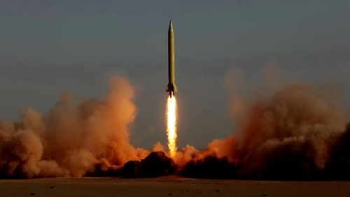 Iran testifires a medium-range missile during a military drill in 2011. [File photo] 