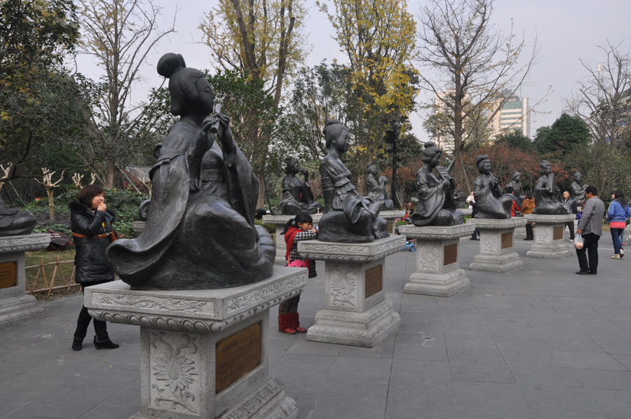 Located in the western suburb of Chengdu City in Sichuan Province, the tomb of Wang Jian, also known as Yongling Mausoleum belonged to Wang Jian, who established his own kingdom in the south - the Shu Kingdom (907-925)- in the year 907. During his 11-year reign, he lifted his kingdom to become one of the most powerful and richest in the south.