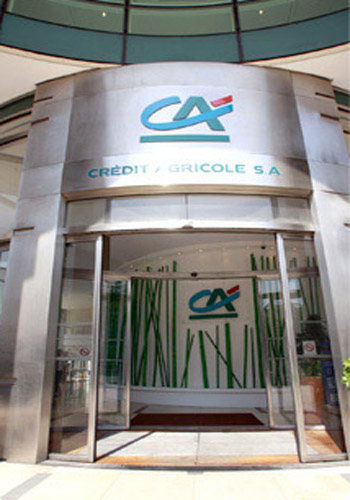 Credit Agricole, France, one of the 'Top 25 banks in the world 2012' by China.org.cn