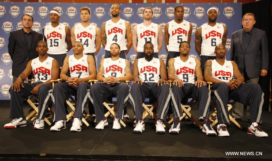 USA Basketball finalizes 2012 London Olympics 12-man roster 