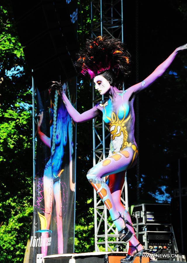 AUSTRIA-BODYPAINTING-FESTIVAL