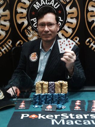 South Australian David Steicke is a professional Hong Kong-based poker player. [Herald Sun]