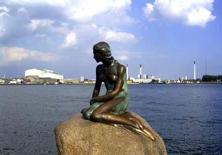 Little mermaid statue in Copenhagen. [File photo]