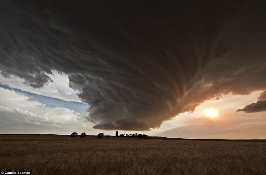 American photographer Camille Seaman is well-known for haunting photos of polar region. Here is a collection of her works about tornado. [www.cnr.cn]