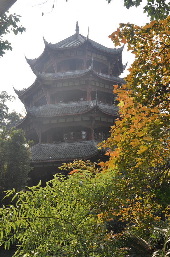 Du Fu Thatched Cottage is an idyllic 24-acre (97,000 m2) park and museum in honour of the Tang Dynasty poet Du Fu at the western outskirts of Chengdu, adjacent to the Huanhua Xi, (Flower Rinsing Creek). 