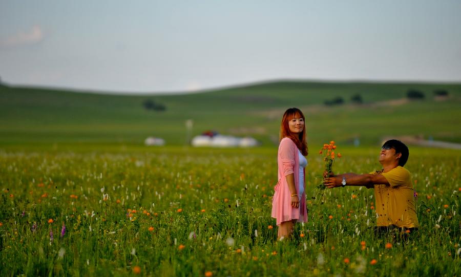 CHINA-INNER MONGOLIA-XILINGOL STEPPE-LANDSCAPE (CN) 