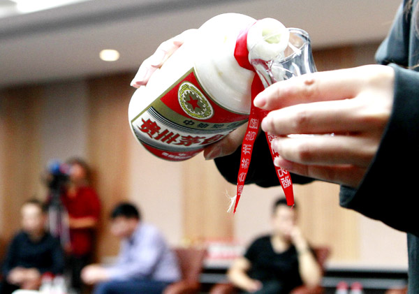 Moutai is China's national liquor served at official occasions and state banquets.