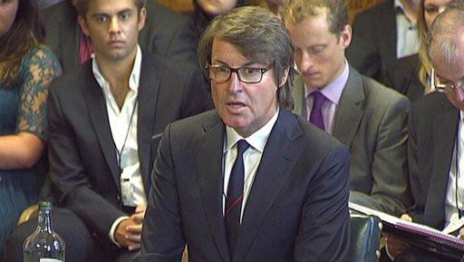 G4S Chief Executive Nick Buckles speaks during a hearing with the parliamentary committee in London in this still image taken from video July 17, 2012. 
