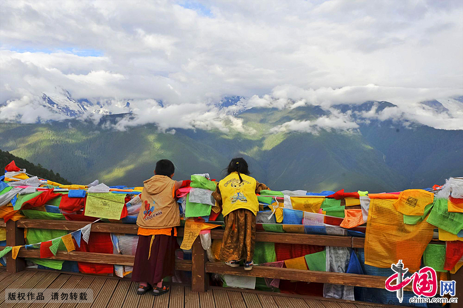 Meili Snow Mountain has long been famous for its main peak, Kang Karpo Peak, which, having an elevation of 6,470 meters (21,221 feet) above sea level, is the highest in Yunnan. Surrounded by 13 lesser peaks, which are the subject of an enchanting tale. Kang Karpo Peak, meaning White Snow Mountain in Tibetan language, is extolled as the 'most beautiful mountain in the world.' [China.org.cn]