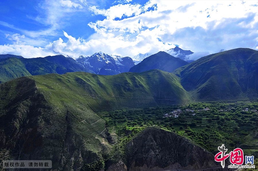 Meili Snow Mountain has long been famous for its main peak, Kang Karpo Peak, which, having an elevation of 6,470 meters (21,221 feet) above sea level, is the highest in Yunnan. Surrounded by 13 lesser peaks, which are the subject of an enchanting tale. Kang Karpo Peak, meaning White Snow Mountain in Tibetan language, is extolled as the 'most beautiful mountain in the world.' [China.org.cn]