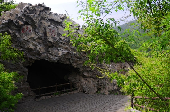 Zhoukoudian lies 50 kilometers to the southwest of Beijing proper, and is the former resting place of Peking man, a Homo erectus pekinensi. 