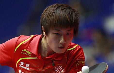 Ding Ning leads China&apos;s medal charge in table tennis at London.