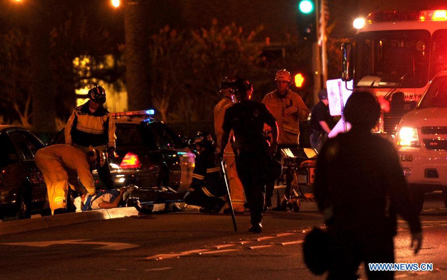 U.S.-ANAHEIM-POLICE-SHOOTING-CLASH