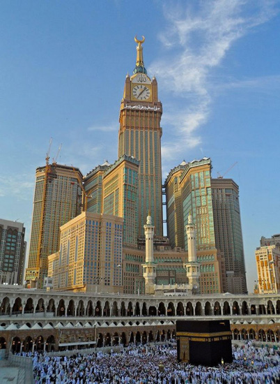 Abraj Al-Bait Tower,one of the 'Top 10 future skyscrapers' by China.org.cn.