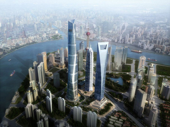 Shanghai Tower,one of the 'Top 10 future skyscrapers' by China.org.cn.