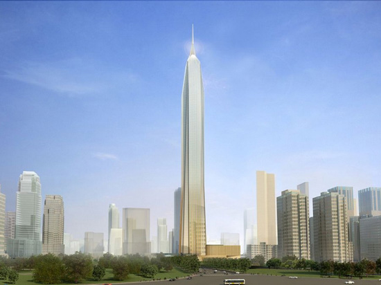 Ping An International Finance Center,one of the 'Top 10 future skyscrapers' by China.org.cn.