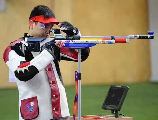 China's shooter Wang Tao ranked number 4 in the event with a score of 700.4.