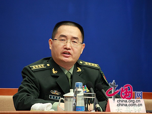 Senior Colonel Wu Xihua.[ Photo / China.org.cn ]