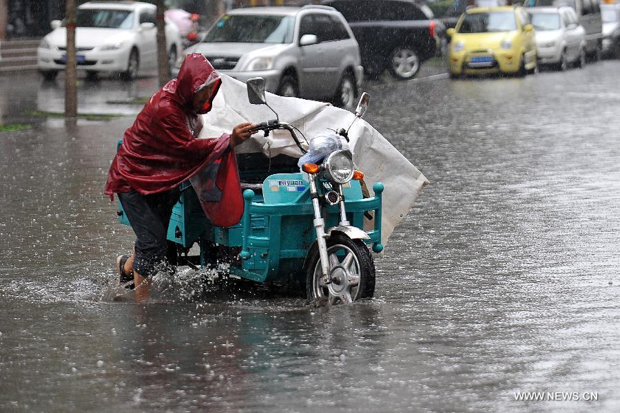 CHINA-SHANXI-TAIYUAN-DOWNPOUR (CN)