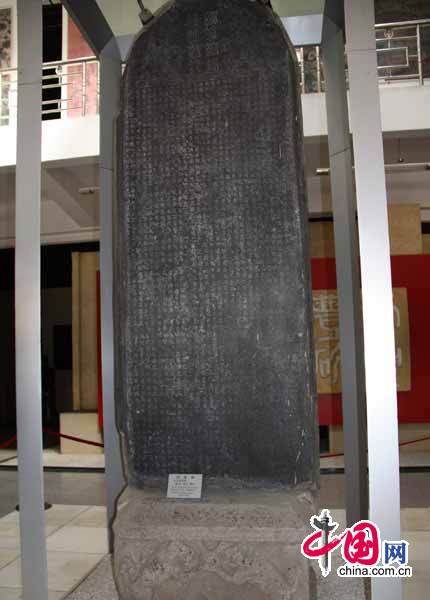 Erected in 1094, the Western Xia Stele is one of the best well-preserved steles containing Western Xia dialect and Chinese displayed together.