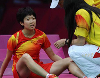Referee accused of injury to Chinese badminton player