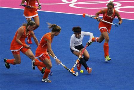 South Korean team in women's hockey, one of the 'top 10 controversial calls at London Olympics' by China.org.cn.