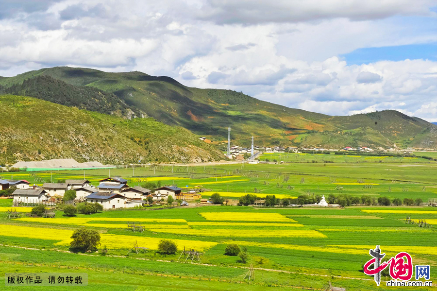 Napahai Lake (napahai ziran baohqu) is both an ideal grazing field for herdsmen and a paradise for many species of birds. This is, in the true sense, a seasonal lake. When summer comes, snow on the adjacent mountains melts and flows down into about ten rivers forming a vast lake. In the dry season, Napahai becomes a boundless green grassland--the best time for herding sheep or cattle. [China.org.cn]