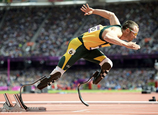 'Blade runner' Oscar Pistorius [Sina sports]