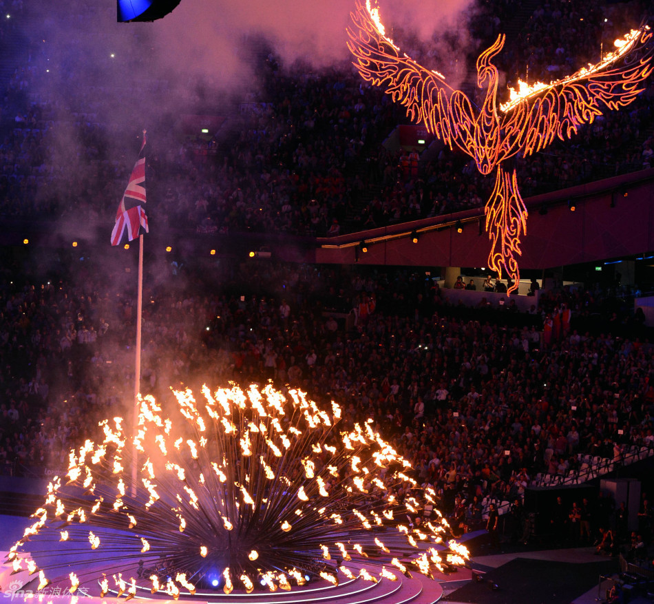 Performance at the Olympics closing ceremony