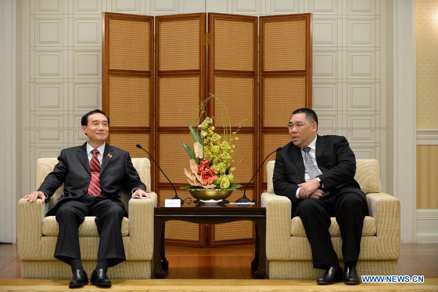 CHINA-MACAO-FERNANDO CHUI SAI ON-ASTRONAUTS-MEETING (CN)