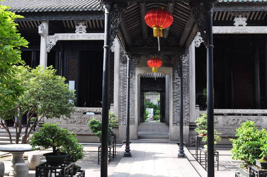 Established in 1894 during the Qing Dynasty, Chen Clan's Academy sits in western Guangzhou and holds a diverse collection of folk art. Chen Ancestral Hall, as it is known locally, is well-preserved, intricately decorated and the largest traditional building in Guangdong Province. [Chin.org.cn]