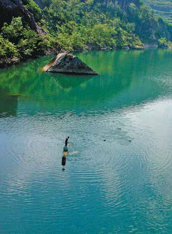 Nanxijiang boasts picturesque landscapes. (Photo Source: China Daily / Wang Wen) 