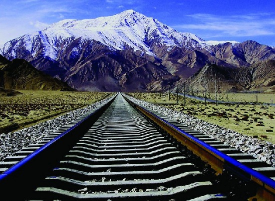 Railway facilitates lives in Tibet.[ File photo ] 