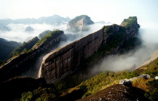 Mount Guanzhai, one of the 'top 10 attractions in Fujian, China' by China.org.cn.