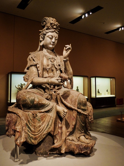 Wooden figure of Avalokiteshvara, one of the 'Top 10 masterpieces inside the National Museum of China' by China.org.cn.