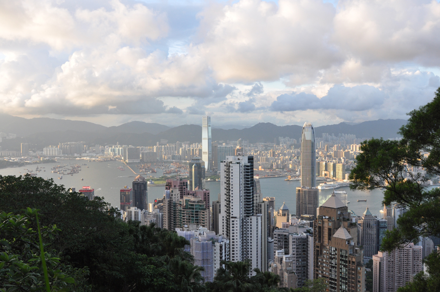 Known as one of the Hong Kong's most conspicuous landmark, The Peak is the best place to enjoy the colorful night scene of the surrounding city skyline, the famous Victoria Bay, towering skyscrapers and peaceful green hillsides.