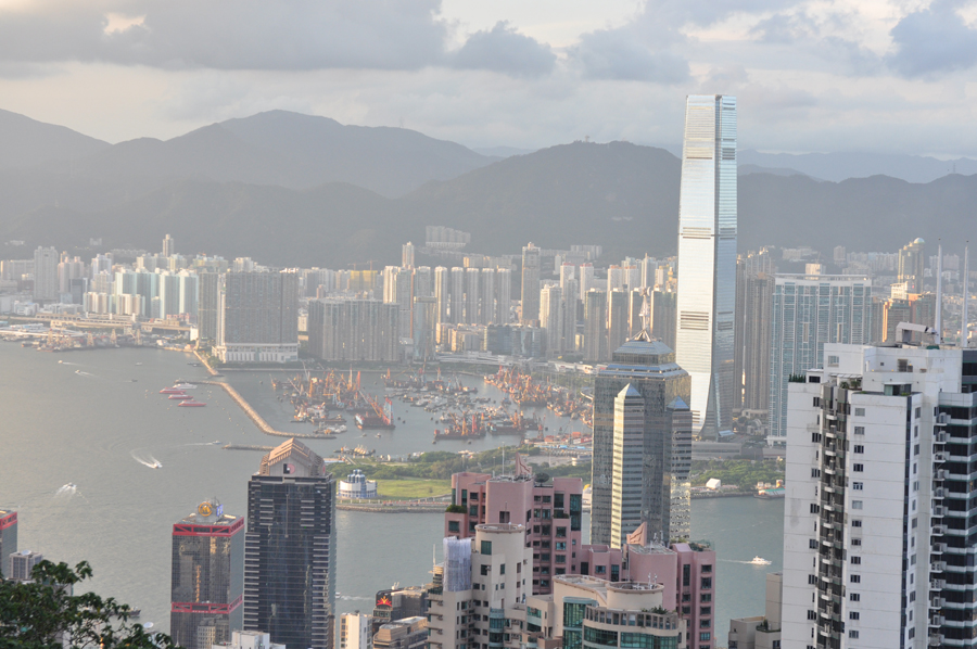 Known as one of the Hong Kong's most conspicuous landmark, The Peak is the best place to enjoy the colorful night scene of the surrounding city skyline, the famous Victoria Bay, towering skyscrapers and peaceful green hillsides.