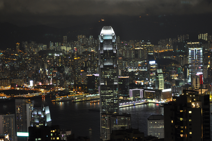 Known as one of the Hong Kong's most conspicuous landmark, The Peak is the best place to enjoy the colorful night scene of the surrounding city skyline, the famous Victoria Bay, towering skyscrapers and peaceful green hillsides.