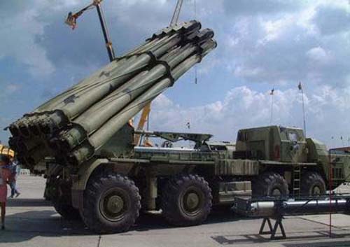 The Smerch rockets made by Russia [File photo] 