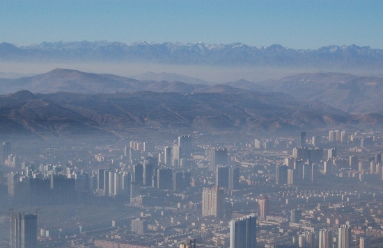 Xining, one of the 'Top 10 most polluted Chinese cities' by China.org.cn