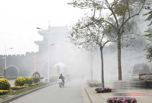 Kaifeng, one of the 'Top 10 most polluted Chinese cities' by China.org.cn