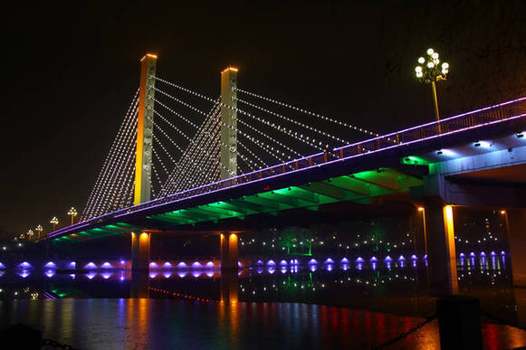 Kaisai Bridge in Jining