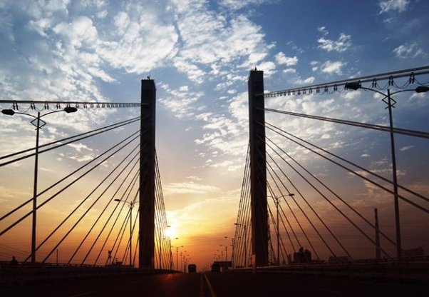 Kaisai Bridge in Jining